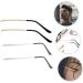 Ultechnovo 10 Pairs of Metal & Plastic Glasses Replacement Legs - Durable Spectacle Arm & Sunglasses Brackets with Screwdriver - Color Sorted 5 St. Pack - Buy Online on GoSupps.com