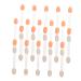 SKISUNO 50pcs Two-color Eyeshadow Brush Makeup Stick Woman Girl