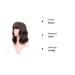 VcKovcko Brown Wave Short Bob Wig - Shoulder-Length Curly Synthetic Cosplay Hair for Girls - Buy Online on GoSupps.com