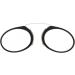 Didinsky Reading Glasses for Men & Women | Compact Lightweight Edgeless | Ideal for Travel & Reading Labels | Unisex Comfort with Adhesive Strips | Orsay Black 1.5x - Buy Online on GoSupps.com