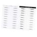 Balacoo 2 Pairs Stickers Waterproof Makeup Supplies Eyebrow Makeup Stickers Template Water Proof 6d The Lazy
