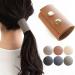 1 Piece PU Leather Hair Cuff Leather Ponytail Holder Ponytail Wrap Great for Ponytail Women Girls Long Hair Black - Buy Online on GoSupps.com