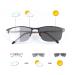 Ljimi Photochrome Progressive Multifocus Reading Sunglasses With Spring Sharnals UV Protection Multifocal Transition Sun reader Black 1.5 X