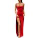 Hanxiulin party dress ladies business dresses glitter evening dresses club wrap dressing long -sleeved mini dresser sequin dresses for women red 3xl