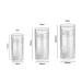 ConStore 3pcs Round Shape Bottom Filling Stick Deodorant Container Empty Reusable Deodorant Bottles Clear Twist Up Stick Tube (30ml) 3 Count (Pack of 1) - Buy Online on GoSupps.com