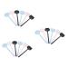 Ultechnovo 18 pieces eye flap for glasses glasses accessories blue accessories mini accessories black eye mask eye protection view eye lock sound wall test patterns as shown x 3 pieces mediumx3pcs