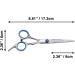 LQRLY Professional Hairdressing Barber Scissors Stainless Steel Hairdressing Scissors Hair Cutting Salon Shears for Hairdressers Barbers Men Women Children and Pets - Buy Online on GoSupps.com