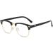 2022 Anti-blue light glasses for men and women anti-eyestrain glasses for students computer reading gaming glasses Bright black silver - Buy Online on GoSupps.com