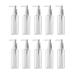 Lurrose empty pumping 200 ml for make-up liquid lotion pump dispenser cleaning oil donor bottles for home travel 10 pieces
