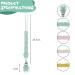 Vicloon Silicone Pacifier Chain - 4 Pack Baby Pacifier Clip for Boys & Girls | Cute Animal Design Gift - Buy Online on GoSupps.com