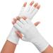 Ruluti 1pair Nails Uvshield Glove Anti Uv Glove Sunblock Protective Shield Driving Gloves Manicure Nail Art Dryer Tools