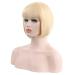 Blonde Long Bob Wig for Women - Cosplay Straight Anime Style - Synthetic & Human Hair | Perfect for Parties & 80s Looks - Buy Online on GoSupps.com