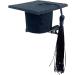 Wontool Graduation Hat Insert Doctoral Hat Headband - Graduation Hat Hairpin Set 3D Graduation Hat Inserts Graduation Accessories for College University High School Black - Buy Online on GoSupps.com