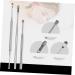 NOLITOY 3sets Ear Wax Picker Tool Ear Care Supplies Portable Cleaning Kit 7pcs*3 Silverx3pcs 12cmx3pcs - Buy Online on GoSupps.com