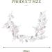 Unicra Bride Wedding Hair Vine Pink Rhinestone Flower Hair Accessories Silver Crystal Bridal Headband Headpiece for Women and Girls - Buy Online on GoSupps.com