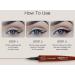 Eyeliner smudge-proof waterproof color eyeliner easy to color long-lasting fast-drying ultra-fine eyeliner (6) - Buy Online on GoSupps.com