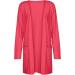 Elegant Women's Long Sleeve Rope Cardigan - Watermelon Red Knitting Coat | Casual Open Sweater & Jacket - Perfect Winter Outwear - Buy Online on GoSupps.com