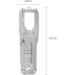 RIYAN 1Set Gray Hair Clipper Back Housing Cover Clear Front Lid for Hair Trimmer Tools Kit - Buy Online on GoSupps.com