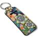 SCRAWLGOD Lip Balm Keyring for Women Girls Clip on Elastic Chapstick Sleeves Bohemian style flower - Buy Online on GoSupps.com