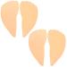 Healvian 2 Pair Metatarsal Pads Silicone High Heel Cushion Inserts Pads Adhesive Ball of Foot Forefoot Metatarsal Anti Slip Shoe Insoles for Women