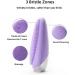 Face Scrubber Exfoliator - Silicone Facial Massager Brush for Deep Cleansing & Exfoliating - Pink - Buy Online on GoSupps.com