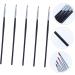 WOONEKY 5pcs Fine Eyeliner Brush Make up for Face Lipstick Brush Gel Liner Eyeliner Black Fiber - Buy Online on GoSupps.com