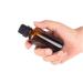 3 Amber Glass Refillable Bottles for Essential Oils - 30 ml Attar Vials with Black Cap | Perfect for Perfume Aromatherapy & DIY Makeup Accessories - Buy Online on GoSupps.com