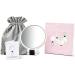 Dolovemk Travel Makeup Mirror with Stand | Double Sided Folding Hand Held Mirror | 10x Magnification | White - Buy Online on GoSupps.com