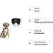 Hacraho Formal Pet-Fly Collar - White Tuxedo Collar & Tie for Dogs & Cats | Perfect for Weddings & Parties | Adjustable Size for Medium & Large Dogs (Neck 21.97-25 in) - Buy Online on GoSupps.com