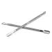 2piece Double Head Cuticle Pusher Stainless Steel Nail Art Push Cutter Sturdy Double Ended Nail Romover