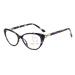 Haoxuan Fashion Cat's Eye Reading Club Progressive Multifocal/Anti Blue Light HD Linse Smart Zoom Women's Reading Club Dioptria +1.00 to +3.00 Purple +2.50 +2.50 Purple purple
