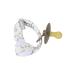 VERTBAUDET Floral Wool Pacifier Chain - White Print One Size | International Shipping - Buy Online on GoSupps.com