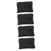 Gleavi 4 pieces blood sugar measuring device housing zip pocket portable blood pressure meter storage bag for glucometer.