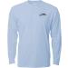 Denali Men's Teaser UPF 50+ Long Sleeve T-Shirt | UV Protection Shirt - Trophy Bones Collection | Yellowfin Tuna Ice Blue - XX-Large - Buy Online on GoSupps.com