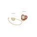 Gold Baby Pacifier Set with Rhinestones for 6-18 Months - Lightweight & Stylish (Letter D) - Buy Online on GoSupps.com