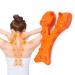 Utensils for back massage trapezius stretcher neck and back extensor crab neck cushion trigger point massage device for neck and shoulder relaxation upper back massage point