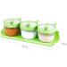 Seasoning Box - Seasoning Jar Seasoning Bottle Set Kitchen Glass Seasoning Set Of 3 (Color : A) (Silver) - Buy Online on GoSupps.com