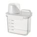 HEIBTENY Multi-Purpose Airtight Detergent Dispenser with Detergent Dosing Aid Washing Powder Storage Box 1100/1800/2300 ml Container for Washing Powder Laundry Detergent Fabric Softener 1100ml