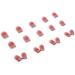 Square Short French Tip Press on Nails Nude Glossy - 24Pcs with Glue Sticker | Trendy Pink Gradient Fake Nails for Women and Girls - Buy Online on GoSupps.com