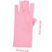 Housoutil 1 Pair Nail Gloves Gel Sun Gloves Fingerless Gloves Nail Art Accessory Fingerless Driving Gloves Nail Uv Protection Gloves for Women Moisturizing Spandex Pink Nail Polish - Buy Online on GoSupps.com