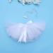 Amosfun Infant Tutu Skirt with Floral Headband | Baby Newborn Apparel Photography Prop | White | 17.5x12x0.1cm - Buy Online on GoSupps.com