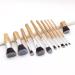 Premium Makeup Brush Set with Linen Storage Bag - Soft Hair Loose Powder & Foundation Brushes - Perfect for Flawless Application - Buy Online on GoSupps.com