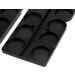 Nail Art Palette 24 Grid Plastic Color Mixing Plate - Manicure Drawing Tray (Black) - Buy Online on GoSupps.com