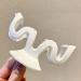 1Pcs Women Hair Clip Acrylic Hairpins Claws Girls Make UP Washing Tool Accessories Decoration (D) B
