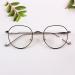 Fuqinqingoz retro round reading glasses anti eye load computer reader anti blue light flat light light mirror glasses for women men (color: c66 size: +350) +350 C66