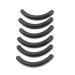 12 Pcs Black Rubber Makeup Tool Eyelash Curler Replacement Pads for Lady Superior Quality and Creative Fashion Processed