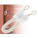 ZoeTekway Cotton Door Stop Handle White Door Cord Clamp Protection for Doors Pet and Children Finger Protection