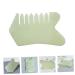 Plafope Jade Massage Comb - Enhance Hair & Scalp with Gua Sha Tool | International Shipping Available - Buy Online on GoSupps.com