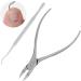 Cuticle Trimmer Angled Ends Cuticle Clipper Stainless Steel Streamlined Handle Not Easy To for Hand(Streamer Silver) - Buy Online on GoSupps.com