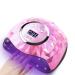 Nail dryer lamp 220W LED UV nail lamp with sensor LCD display for gel nails professional nail lamp for fingernail and toenail nail nail design with 4 timers suitable for all gel